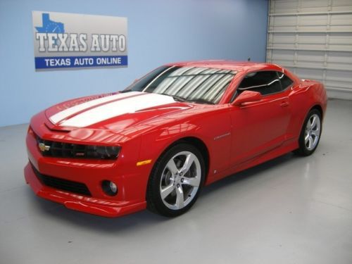 We finance!!! 2010 chevrolet camaro 2ss 6 speed heated leather 6k mls texas auto
