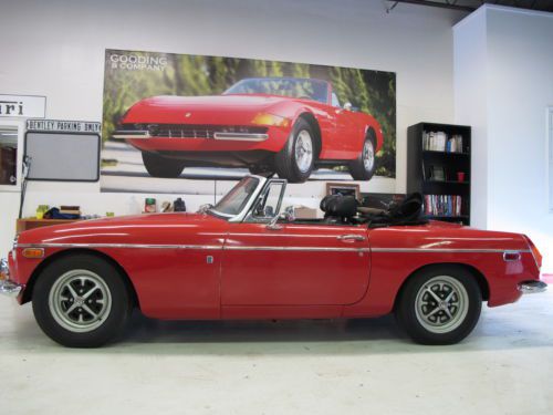 1972 mgb convertible 4 speed 69k original miles!