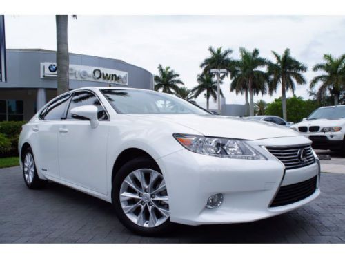 2013 lexus es300h hybrid 1 owner clean carfax heated seats sunroof florida car