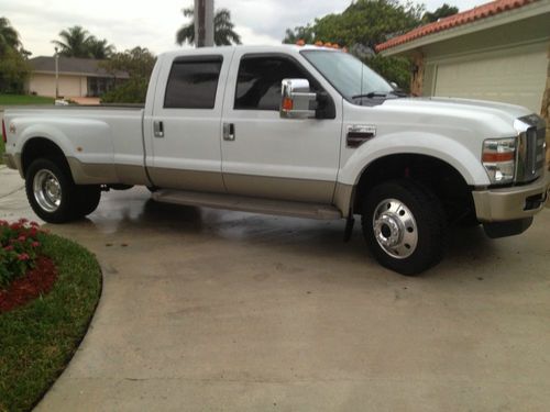 2008 ford f-450 super duty king ranch crew cab pickup 4-door 6.4l