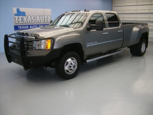 We finance!! 2013 gmc sierra 3500hd denali 4x4 diesel dually nav tv texas auto