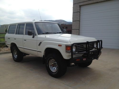 1984 toyota landcruiser fj60 2.5&#034; ome lift arb bumper 151k orig miles. clean!!!