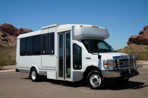 2009 ford e450 arizona shuttle bus rust free 12 passenger ++ shuttle bus van!!