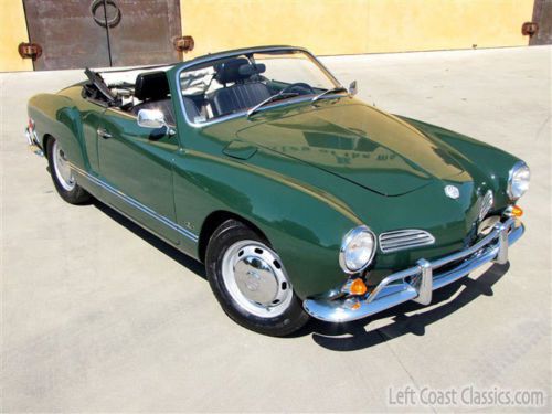 1969 volkswagen karmann ghia convertible type 14 california car stored 26 years