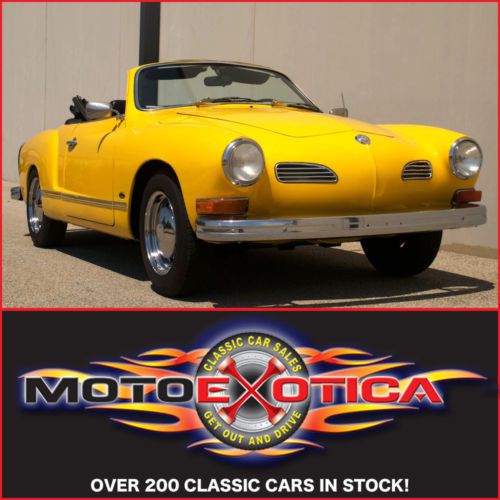 1974 volkswagen karmann ghia convertible - great color combination - lqqk !!!!!