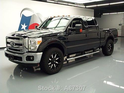 2011 ford f-250 lariat crew cab nav rear cam 20&#039;s 50k texas direct auto