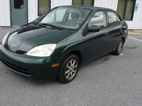 2002 toyota prius automatic  rebuilt hybrid battery no reserve non smoker a/c cd