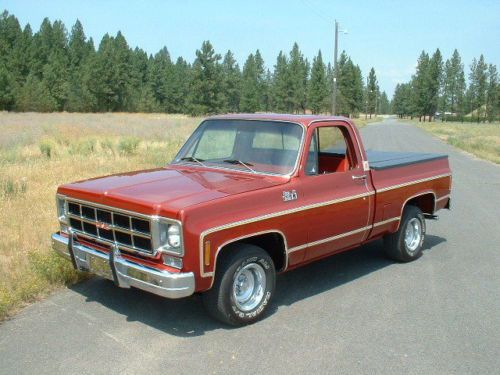 77 gmc high sierra frame off restoration every nut and bolt **short box** mint!