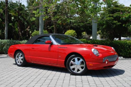 2003 ford thunderbird premium hardtop convertible 5-spd automatic 3.9 liter v8