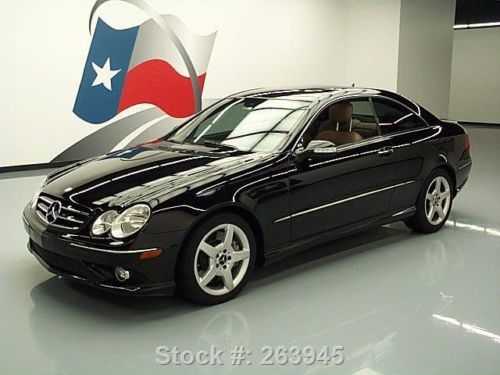 2009 mercedes-benz clk550 vent seats sunroof nav 52k mi texas direct auto