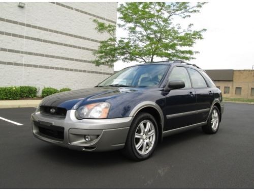 2005 subaru impreza outback sport wagon awd 1 owner excellent condition