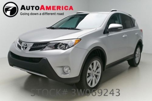 2013 toyota rav4 awd limited 15k low mi nav rear cam sunroof bluetooth heat seat
