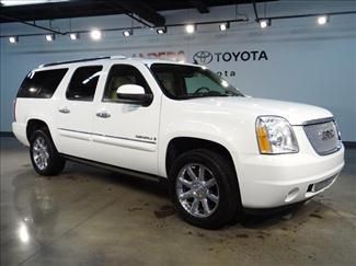 2008 white yukon denali xl * navigation * tv/dvd * sunroof * leather * 30+ pics