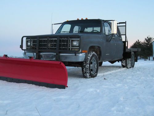 1991 v3500 454 4x4 4spd dana 60 1 ton k30 chevy