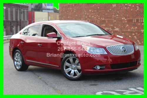 2012 buick lacrosse premium 1 4dr sedan leather panoramic roof chrome wheels