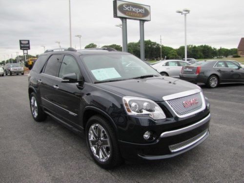 Acadia denali navigation sunroof heads-up rear dvd entertaiment 3rd row seat