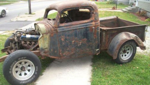 1936 short-n-cocky ford rat rod truck chopped &amp; channeled