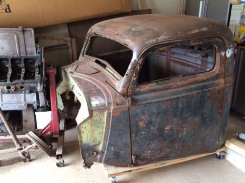 1936 SHORT-N-COCKY FORD RAT ROD TRUCK CHOPPED & CHANNELED, image 3