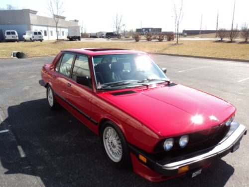 1985 bmw 535i 5 speed 91k miles rwd m5 or is look a like no reserve! e28