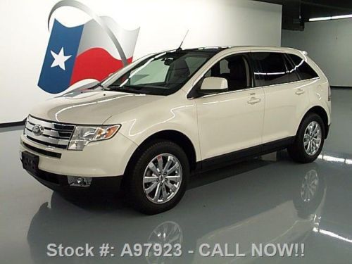 2008 ford edge ltd htd leather pano sunroof nav 64k mi texas direct auto