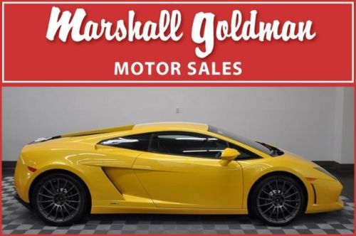 2010 lamborghini gallardo lp550 valentino balboni pearl yellow blk&amp;w 2,200 miles