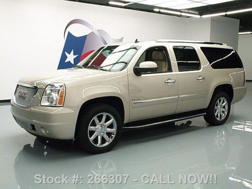 2013 gmc yukon xl denali awd sunroof nav dvd 20&#039;s 47k texas direct auto