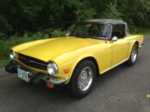 1976 tr6 46k original miles