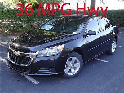 Chevrolet malibu 4dr sedan ls w/1ls new automatic gasoline 2.5l 4 cyl black gran