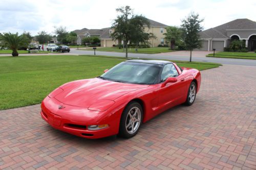 2004 chevy chevrolet corvette coupe glass sunroof 5.7l 350hp manual 1sa 1sb nr