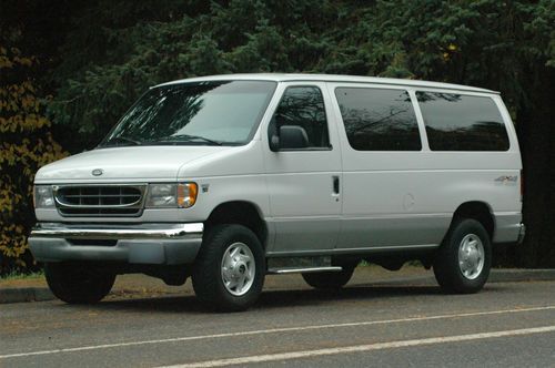 Full-size van with four wheel drive 4x4 off-road 4wd