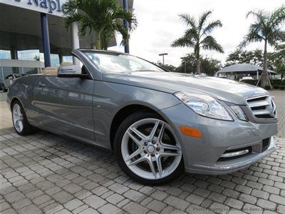 2012 e350 convertible navigation backup camera satellite wood pkg 18" amg wheels