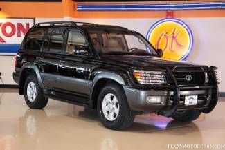 1999 land cruiser like lx 470 low miles export call today texas rust free black!