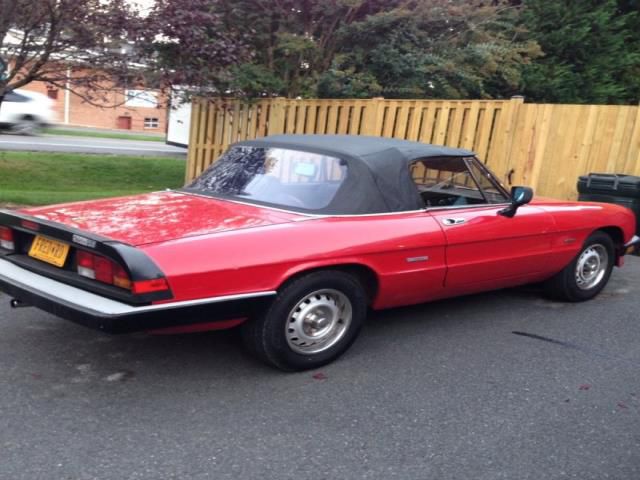 Alfa romeo spider graduate