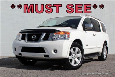 Nissan armada le leather sunroof dvd navigation 04 05 06 07 08 09 10 11 12 nice!