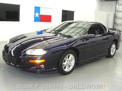 2002 chevy camaro z28 35th annv 6spd leather alloys 11k texas direct auto