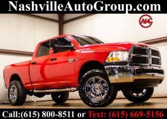 2011 red 3500 crew cab 4wd slt 2500 auto diesel crew mega direct financing ship