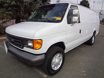 2007 ford e-350 super duty e-350 extended cargo van 1 owner vehicle clean