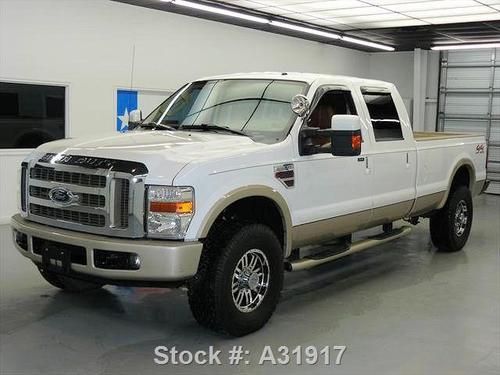 2008 ford f-350 king ranch crew 4x4 diesel nav dvd 66k texas direct auto