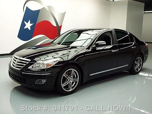 2009 hyundai genesis sunroof leather nav rear cam 68k! texas direct auto