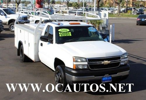 2006 chevy 3500 duramax diesel utility extra clean!