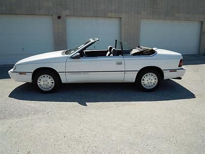 1994 chrysler lebaron convertible gtc automatic v6 new top ...no reserve!