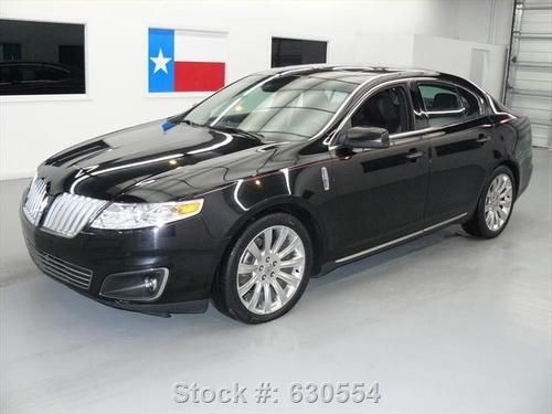 2009 lincoln mks ultimate awd pano sunroof nav 20's 35k texas direct auto