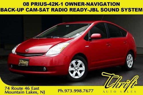 08 prius-42k-1 owner-navigation-back-up cam-sat radio ready-jbl sound system