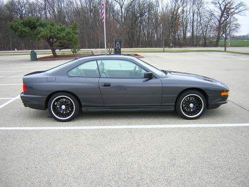 1991 bmw 850i coupe 2-door 5.0l v12 low miles 87,217 miles breyton wheels