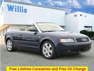 No reserve 2006 audi a4 convertible! turbo ready for summer! !