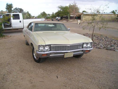 1970 70 chevrolet caprice 350 w/330hp l-48 option 4 door hardtop (like impala)
