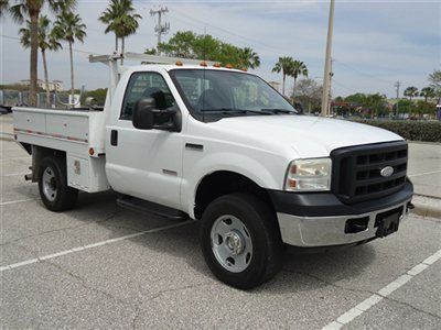 Srw diesel 4x4 reg cab long utility bed strong nice truck fl