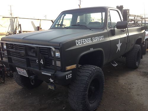 1984 cheverolet blazer army truck