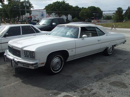 1975 chevrolet caprice classic convertible documented low mileage very clean