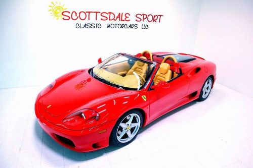 2002 ferrari 360 spider gated * only 10k miles...highly collectable gated shifte